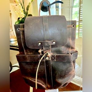 Geniune Leather Backpack